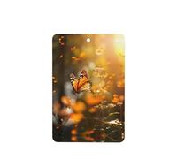 Phayah 4 ambientadores rectangulares para colgar en el coche, con diseño de mariposa en la flor, aroma a lavanda, para colgar en la tableta, armario, zapatos, clóset