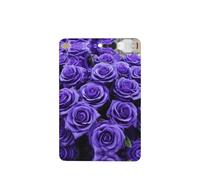 Phayah 4 ambientadores rectangulares para colgar en el coche, con diseño de rosas moradas y lavanda, para colgar en la tableta, armario, zapatos, clóset