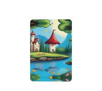 Phayah 4 ambientadores rectangulares para colgar en el coche, diseño de ciudad de hadas con aroma a lavanda, para tableta, armario, zapatos, clóset