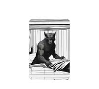 Phayah 4 ambientadores rectangulares para colgar en el coche, diseño de hombre lobo feroz, fragancia para colgar en el armario, zapatos, armario, 4 unidades