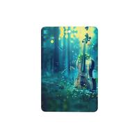 Phayah 4 ambientadores rectangulares para colgar en el coche, diseño de violín en agua, aroma a lavanda, para tableta, armario, zapatos, clóset