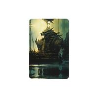 Phayah 6 ambientadores colgantes para coche, diseño de barco de monstruo del océano, tabletas aromáticas de lavanda, fragancia de larga duración, rectangular, tarjeta perfumada