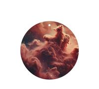 Phayah 6 ambientadores colgantes para coche, diseño de nebulosa cuántica, pastillas aromáticas de lavanda, fragancia de larga duración, forma redonda