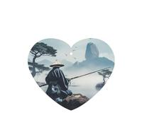 Phayah 6 ambientadores colgantes para coche, diseño de pescador, con aroma a lavanda, fragancia de larga duración, tarjeta perfumada en forma de corazón