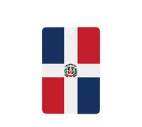 Phayah 6 ambientadores colgantes para coche, diseño de República Dominicana, tabletas de aroma de lavanda, fragancia de larga duración, tarjeta perfumada rectangular