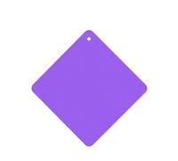 Phayah 6 ambientadores cuadrados para colgar en el coche, color morado claro, con aroma a lavanda