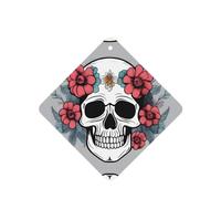 Phayah 6 ambientadores cuadrados para colgar en el coche, con diseño de calavera, con diseño de calavera, para colgar en el armario, etc