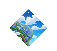 Phayah 6 ambientadores cuadrados para colgar en el coche, con diseño de flores de nube blanca, aroma a lavanda, para tableta, clóset, zapatos, clóset