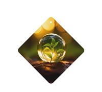 Phayah 6 ambientadores cuadrados para colgar en el coche, con diseño de gotas de agua, aroma a lavanda, para tableta, armario, zapatos, clóset