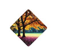 Phayah 6 ambientadores cuadrados para colgar en el coche, con diseño de hojas que caen, aroma a lavanda, para tableta, armario, zapatos, armario