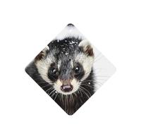 Phayah 6 ambientadores cuadrados para colgar en el coche, diseño de lavanda, diseño de Wolverine In The Snow