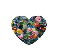 Phayah 6 ambientadores de coche colgantes coloridos con diseño de burbujas de jabón, pastillas de aroma de lavanda, fragancia de larga duración, tarjeta perfumada en forma de corazón