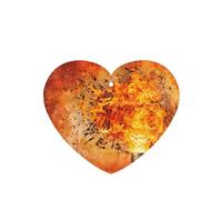 Phayah 6 ambientadores de coche colgantes con patrón de bombillas explosivas de lavanda, fragancia de larga duración, tarjeta perfumada en forma de corazón