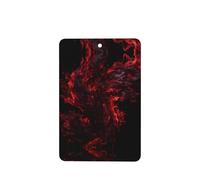 Phayah 6 ambientadores de coche colgantes con patrón de erupción de fuego, tabletas de aroma de lavanda, fragancia de larga duración, tarjeta perfumada rectangular