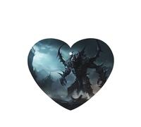 Phayah 6 ambientadores de coche colgantes con patrón de intruso malvado, pastillas de aroma de lavanda, fragancia de larga duración, tarjeta perfumada en forma de corazón