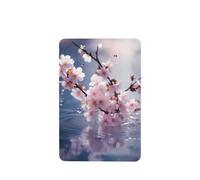 Phayah 6 ambientadores de coche colgantes de flores de cerezo en el agua, patrón de lavanda, tabletas de aroma de lavanda de larga duración, tarjeta perfumada rectangular