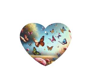 Phayah 6 ambientadores de coche colgantes de jardín mariposa enjambre patrón lavanda fragancia larga duración tarjeta perfumada forma corazón