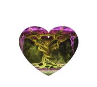 Phayah 6 ambientadores de coche colgantes Oasis en patrón de nebulosa, pastillas aromáticas de lavanda de larga duración, tarjeta perfumada en forma de corazón
