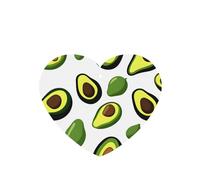 Phayah 6 ambientadores de coche con diseño de aguacate y frutas con aroma a lavanda, fragancia colgante en forma de corazón, para tableta, armario, zapatos, clóset