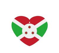 Phayah 6 ambientadores de coche con diseño de bandera de Burundi, aroma de lavanda, en forma de corazón, para colgar, para tableta, armario, zapatos, clóset