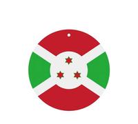 Phayah 6 ambientadores de coche con diseño de bandera de Burundi, aroma de lavanda, forma redonda, para colgar, para tableta, armario, zapatos, clóset