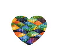 Phayah 6 ambientadores de coche con diseño de escamas de peces arcoíris, aroma de lavanda, en forma de corazón, para colgar, para tableta, armario, zapatos, armario, fragancia