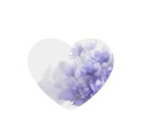 Phayah 6 ambientadores de coche con diseño de flores blancas y moradas con aroma a lavanda, fragancia colgante en forma de corazón, para tableta, armario, zapatos, armario, fragancia