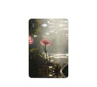 Phayah 6 ambientadores de coche con diseño de flores colgantes en el otro lado, tabletas aromáticas de lavanda de larga duración con fragancia rectangular