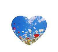 Phayah 6 ambientadores de coche con diseño de flores de nube blanca con aroma a lavanda, fragancia colgante en forma de corazón, para tableta, armario, zapatos, armario, fragancia