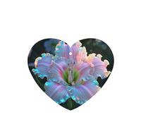 Phayah 6 ambientadores de coche con diseño de lirio blanco con aroma a lavanda, en forma de corazón, para colgar, para tableta, armario, zapatos, clóset