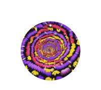 Phayah 6 ambientadores de coche con diseño de remolino de flores, aroma de lavanda, forma redonda, para colgar, para tableta, armario, zapatos, clóset