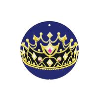 Phayah 6 ambientadores de coche con diseño de tiara de fantasía, aroma de lavanda, forma redonda, para colgar, para tableta, armario, zapatos, clóset