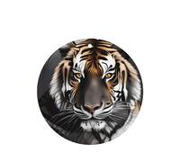 Phayah 6 ambientadores de coche con diseño de tigre en reposo, aroma a lavanda, forma redonda, para colgar, para tableta, armario, zapatos, armario, fragancia