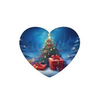 Phayah 6 ambientadores de coche para colgar al aire libre, patrón de árbol de Navidad, tabletas con aroma a lavanda, fragancia de larga duración, tarjeta perfumada en forma de corazón