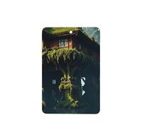 Phayah 6 ambientadores flotantes para coche, diseño de casa de isla flotante, aroma a lavanda, fragancia rectangular para colgar, para tableta, armario, zapatos, clóset