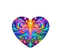 Phayah 6 ambientadores para coche, diseño de alas coloridas, pastillas aromáticas de lavanda, fragancia de larga duración, tarjeta perfumada en forma de corazón