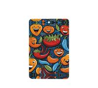 Phayah 6 ambientadores para coche, diseño de chile, con diseño de lavanda, de larga duración, con aroma a lavanda, rectangular, con aroma a ají