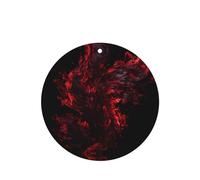 Phayah 6 ambientadores para coche, diseño de erupción de fuego, pastillas aromáticas de lavanda de larga duración, forma redonda