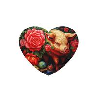 Phayah 6 ambientadores para coche, diseño de flores colgantes y cerdo, pastillas aromáticas de lavanda de larga duración, tarjeta perfumada en forma de corazón