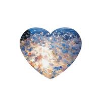 Phayah 6 ambientadores para coche, diseño de flores y mar, con aroma a lavanda, de larga duración, con forma de corazón