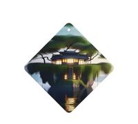 Phayah 6 ambientadores para coche, diseño de isla flotante, con aroma a lavanda, para colgar en forma cuadrada, para tableta, armario, zapatos, clóset