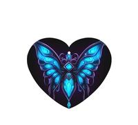 Phayah 6 ambientadores para coche, diseño de mariposa fluorescente, pastillas aromáticas de lavanda, fragancia de larga duración, tarjeta perfumada en forma de corazón