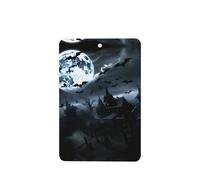 Phayah 6 ambientadores para coche, diseño de murciélago de luna llena, tabletas con aroma a lavanda, fragancia de larga duración, rectangular, tarjeta perfumada