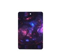 Phayah 6 ambientadores para coche, diseño de nave espacial, color morado, con aroma a lavanda, de larga duración, con aroma a tarjeta aromática, rectangular