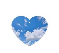 Phayah 6 ambientadores para coche, diseño de nubes blancas en el cielo, aroma a lavanda, con forma de corazón, para colgar, para tableta, armario, zapatos, armario, fragancia