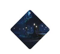 Phayah 6 ambientadores para coche, diseño de pueblo desierto, con patrón de lavanda, fragancia de larga duración, cuadrados