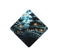 Phayah 6 ambientadores para coche, diseño de puente de tortuga, dragón, lavanda, fragancia de larga duración, cuadrados