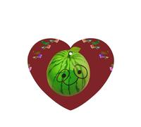 Phayah 6 ambientadores para coche, diseño de sandía con ojo grande, pastillas aromáticas de lavanda, fragancia de larga duración, tarjeta perfumada en forma de corazón