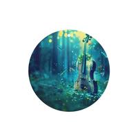 Phayah 6 ambientadores para coche, diseño de violín en agua, aroma a lavanda, forma redonda, para colgar, para tableta, armario, zapatos, clóset