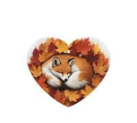 Phayah 6 ambientadores para coche, diseño de zorro, hoja de arce, patrón de nido de lavanda, fragancia de larga duración, tarjeta perfumada en forma de corazón